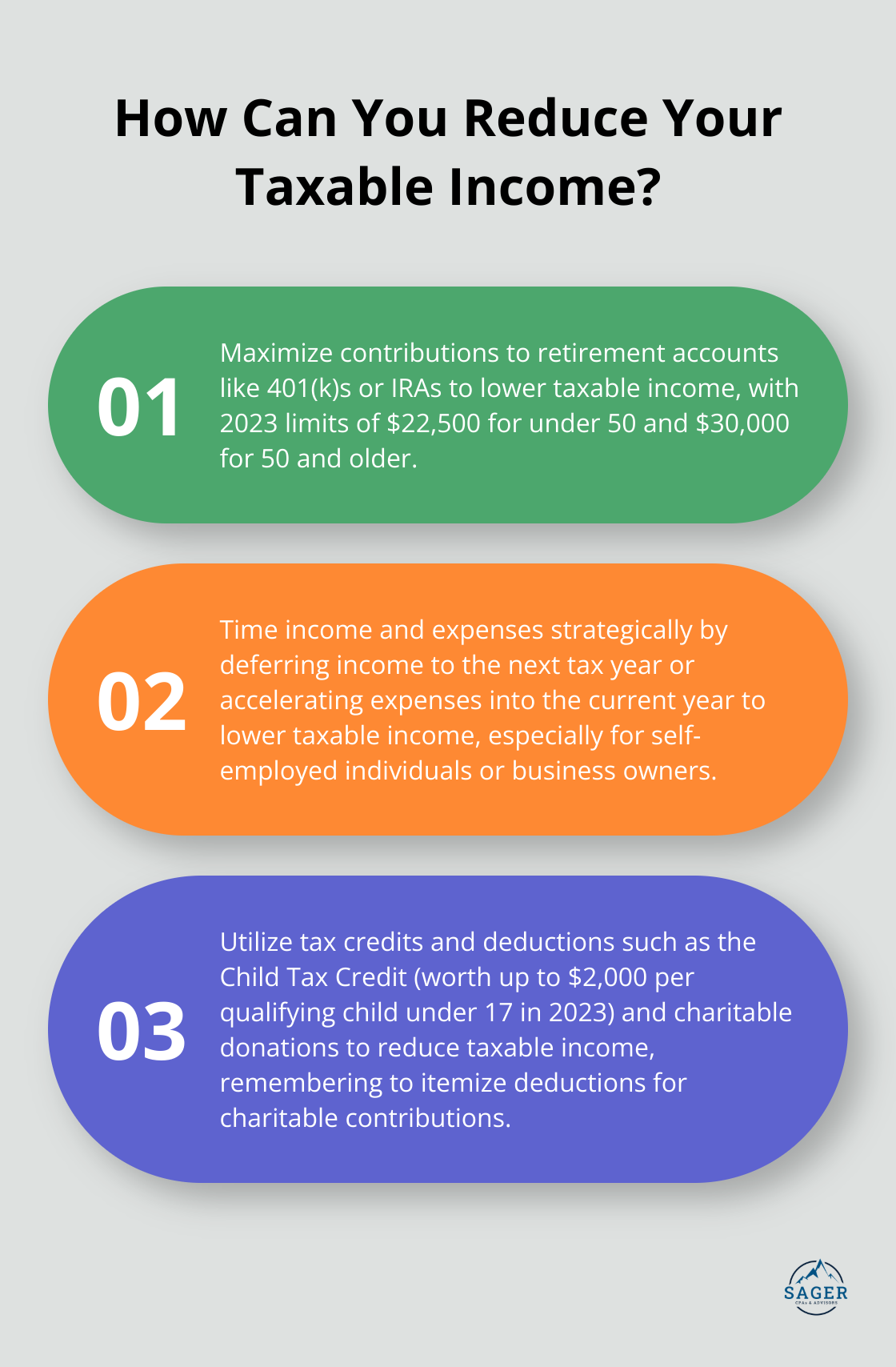 Infographic: How Can You Reduce Your Taxable Income?